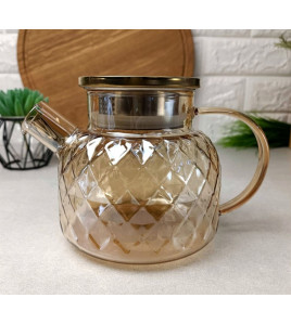 Заварювальний чайник Бурштиновий перламутр Amber Crystal