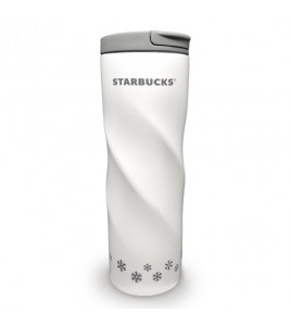 Термокухоль з логотипом Starbucks фігурний 500мл Білий (H-505)