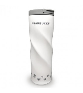 Термокухоль з логотипом Starbucks фігурний 500мл Білий (H-505)