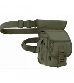 Сумка тактична бокова Brandit з кріпленям на пояс та на стегно (Олива)