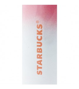 Термокухоль з логотипом Starbucks 500 мл white pink (ЕL-504)