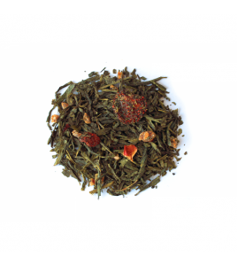 Чай зелений TEAHOUSE "Інжир і полуниця" 100г (№426)