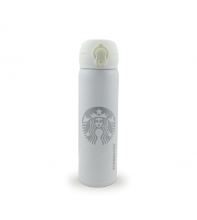 Термокухоль з логотипом Starbucks 500мл Білий (H-206)