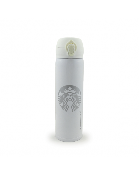 Термокухоль з логотипом Starbucks 500мл Білий (H-206)