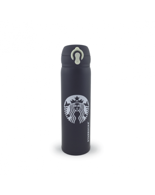 Термокухоль з логотипом Starbucks 500мл Чорний (Н-600)