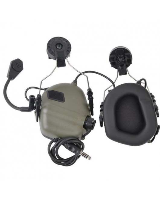 Навушники активні для стрільби тактичні Earmor M32H ORIGINAL Олива 