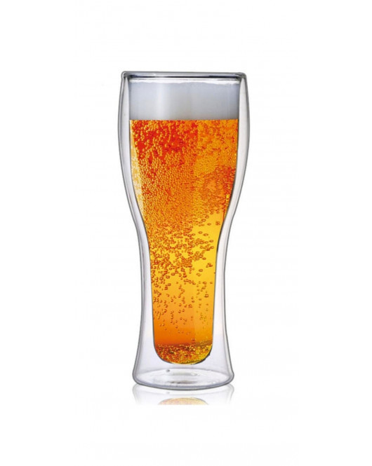 Пивний келих із подвійними стінками Beer 450 мл Н-131
