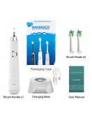 Звукова електрична зубна щітка HANASCO Sonic Electric біла (S1001)