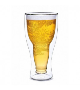 Пивний келих з подвійним дном Beer 350 мл Н-128