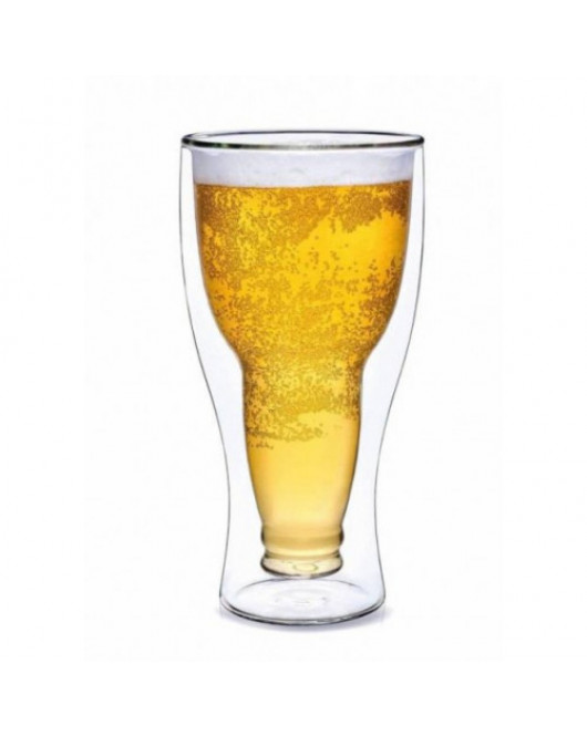 Пивний келих з подвійним дном Beer 350 мл Н-128