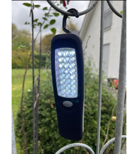 Лампа на батарейках LED-24 світлодіода з петлею для підвішування
