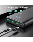 УМБ QTshine Power Bank 26800 мАг - портативний зарядний пристрій великої ємності зі швидкою зарядкою