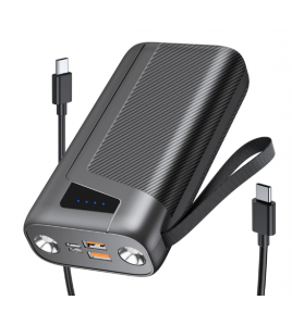 Аккумулятор УМБ Powerbank RSESUN 27000 mAh з фонарем