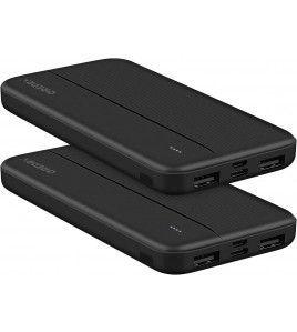 УМБ GREPRO 10000 mAh 10Вт 2xUSB Black 