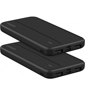УМБ GREPRO 10000 mAh 10Вт 2xUSB Black 